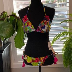 Nanette Lenore two piece swimsuit NWT size S.